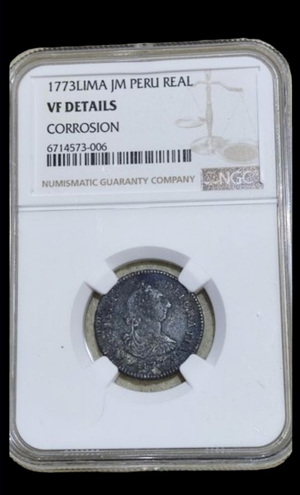 🔱 Moneda Carlos III Plata NGC 1773