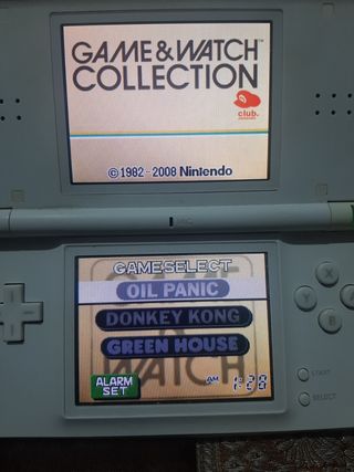 OIL PANIC game & wacth+ consola nintendo ds lite
