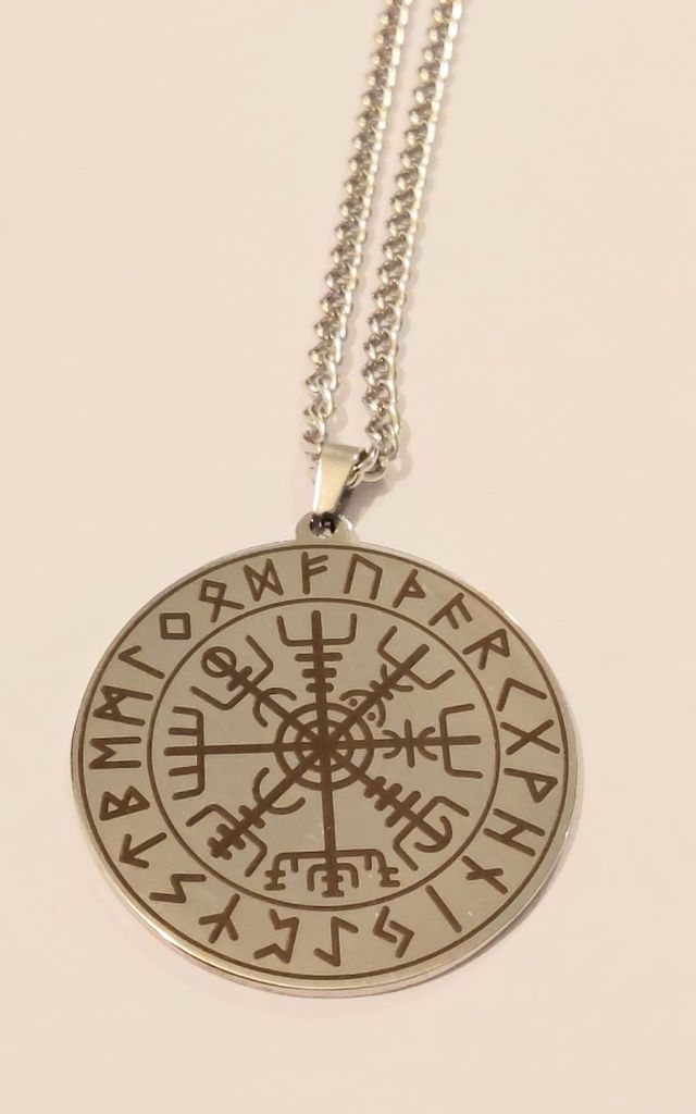 Colgante Vikingos brújula para hombres