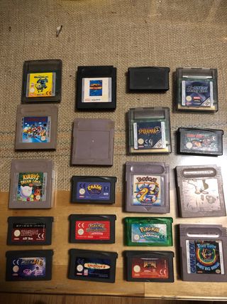 GAMEBOY ADVANCE SP (pack de cartuchos)