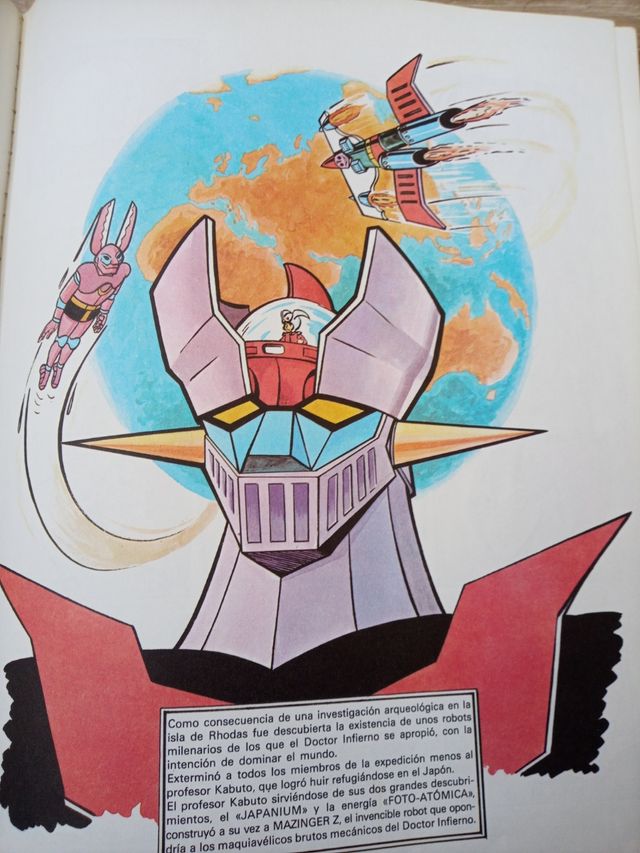 Mazinger Z libro tebeo