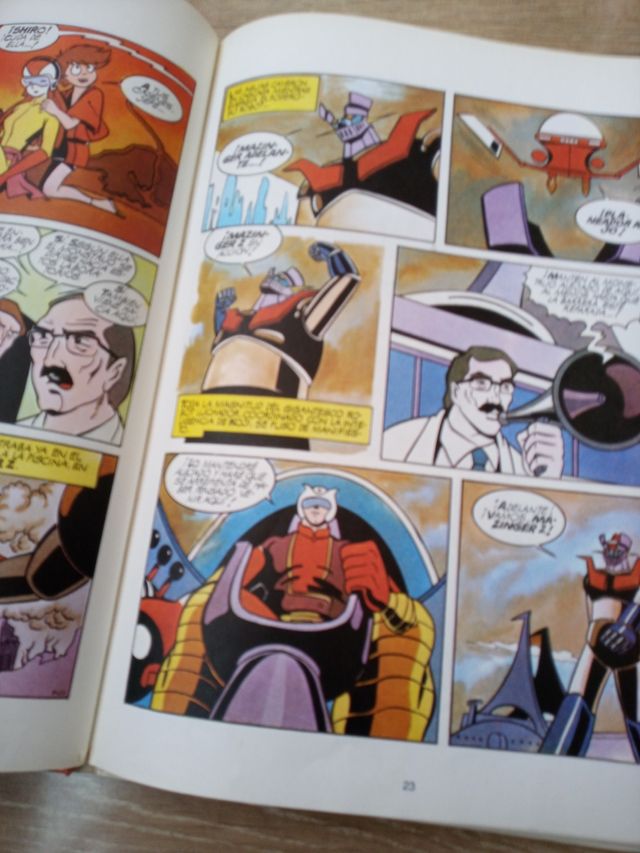 Mazinger Z libro tebeo