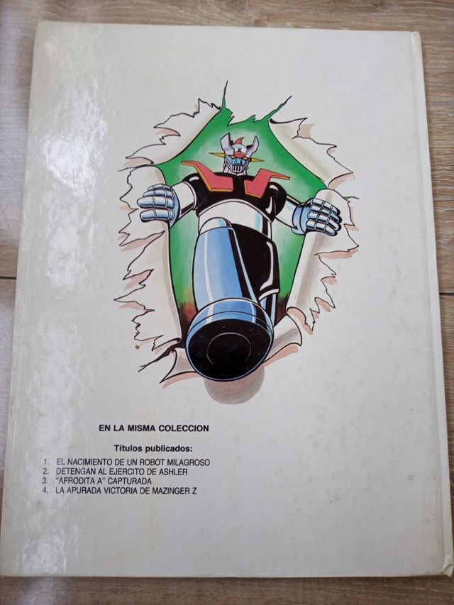 Mazinger Z libro tebeo