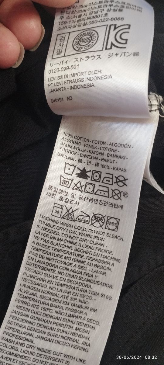 Camiseta manga corta de levi's