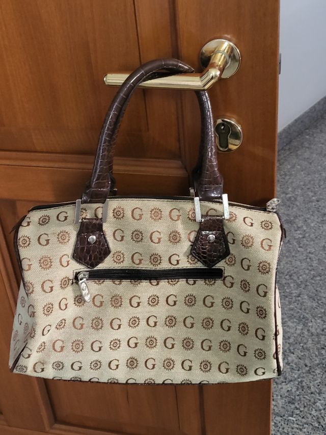 Borsa a bauletto avana