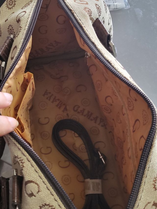 Borsa a bauletto avana