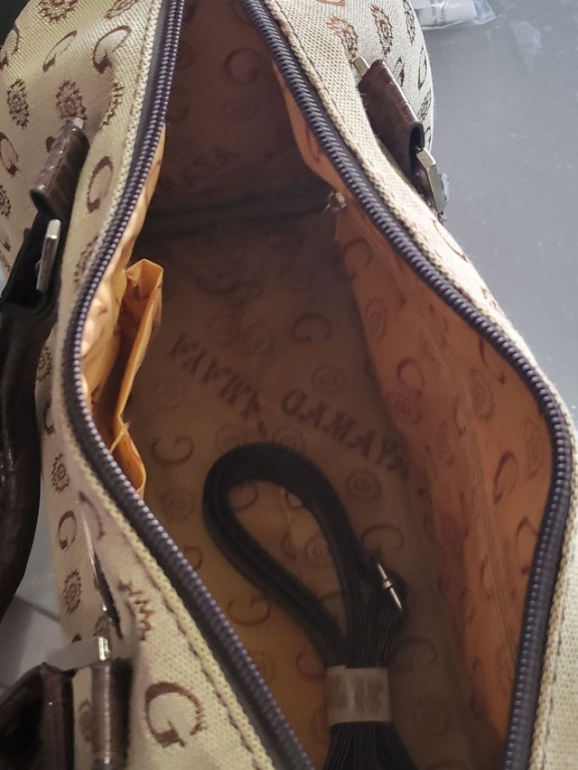 Borsa a bauletto avana