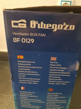 Ventilador orbegozo