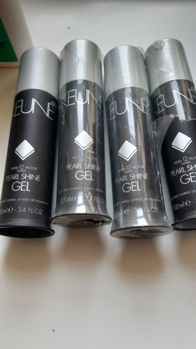 Keune set 4 gel shine per capelli uni