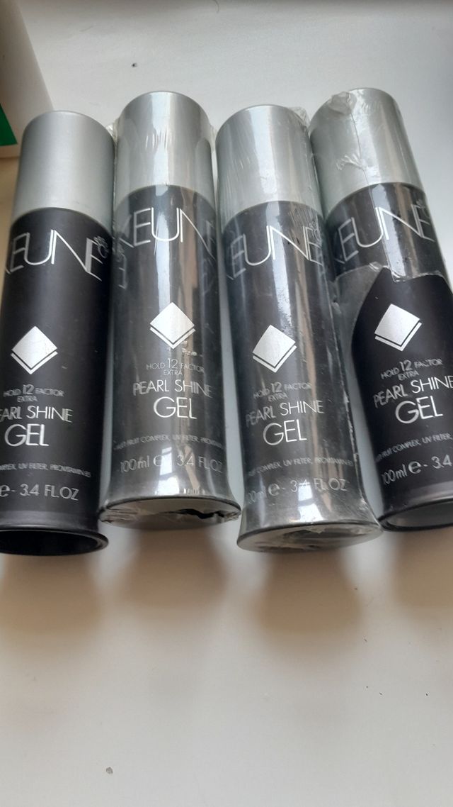 Keune set 4 gel shine per capelli uni