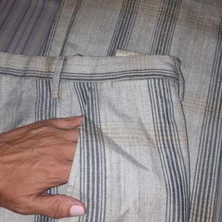 Pantalón Burberry Lino Talla 42