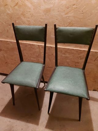 Coppia sedie vintage anni 60