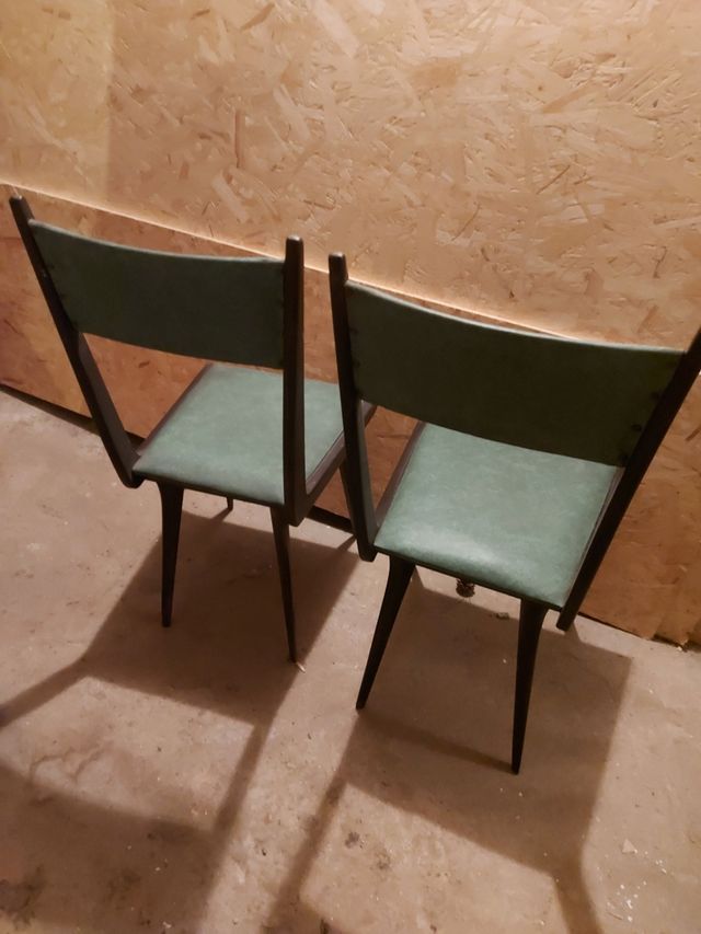 Coppia sedie vintage anni 60