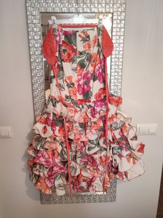 Conjunto Falda flamenca y Camisa a juego 