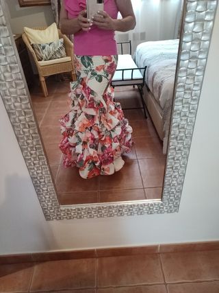 Conjunto Falda flamenca y Camisa a juego 