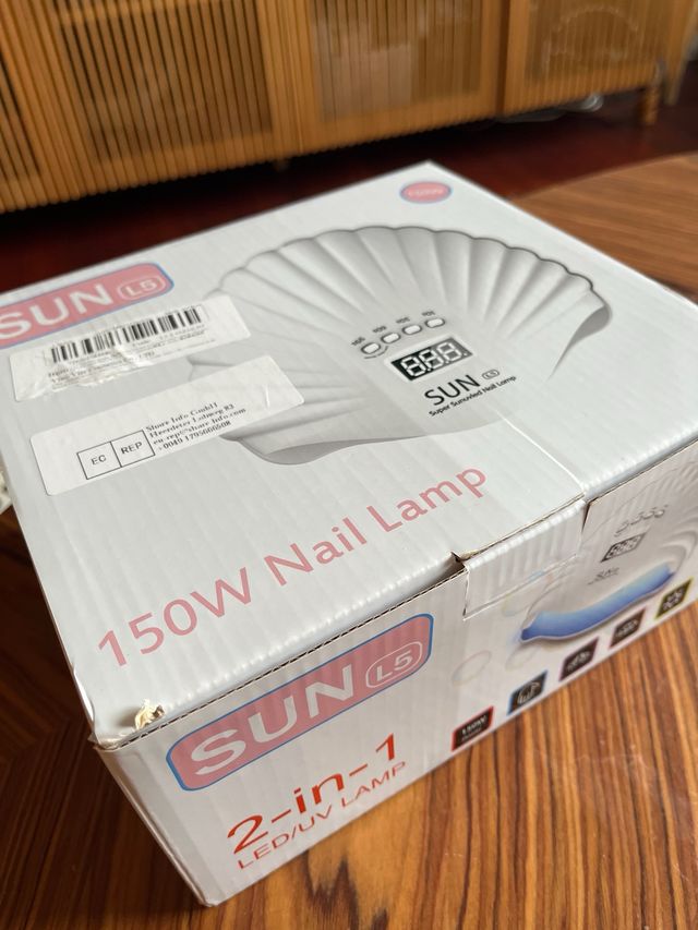 Lampara de uñas 150w led/uv 