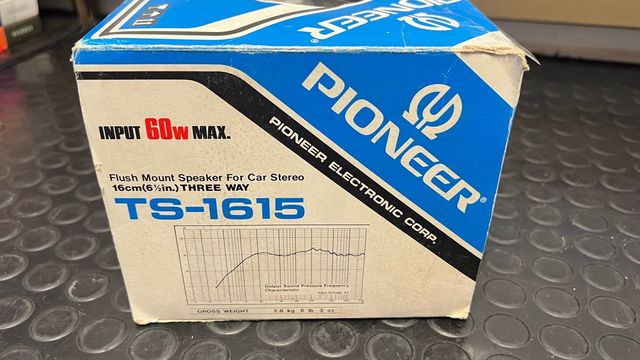 PIONEER TS-1615 16cm 6.5" 60W CAR SPEAKERS 3 WAY