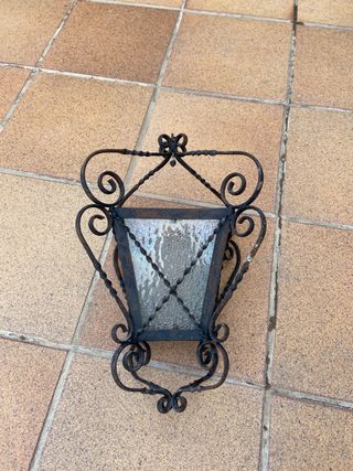 Farol forja antiguo