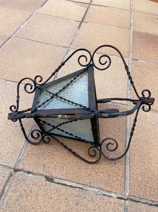 Farol forja antiguo