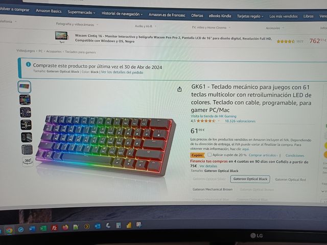 Teclado y ratón gaming