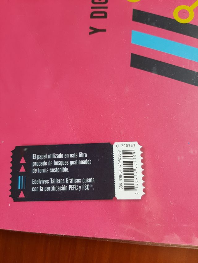 Libro texto,3° ESO tecnología y digitalización,EDE