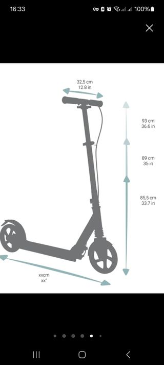 Patinete MID9 Oxelo (no eléctrico)