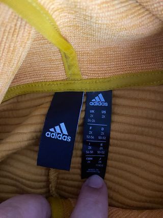adidas Z.N.E. Cold.dry ATHLETICS sudadera amarilla