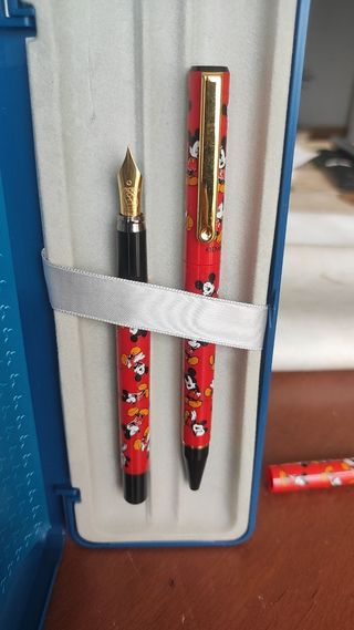 Pluma y bolígrafo Mickey Mouse Inoxcrom