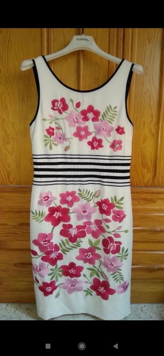 Vestido flores Olimara invitada boda fiesta NUEVO 
