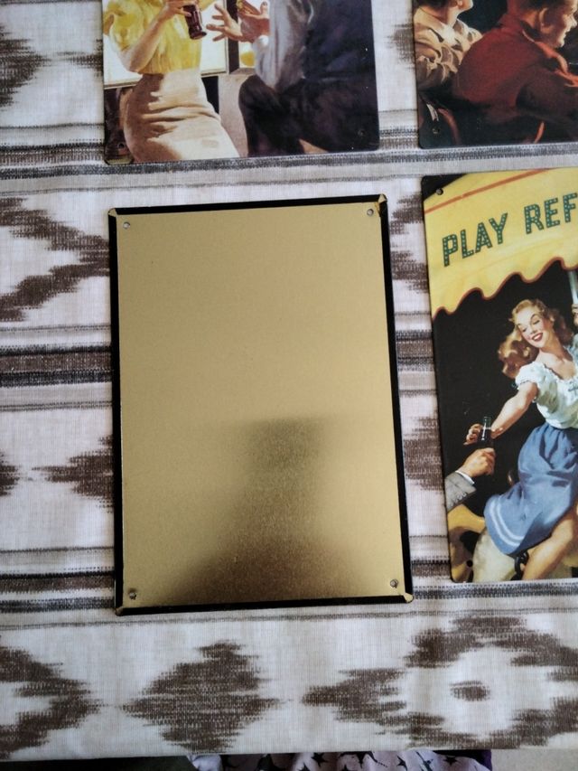 Cartel coca cola vintage