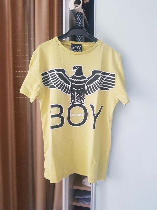 T-shirt gialla Boy London
