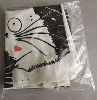 Bolsa de tela dibujo gatos 
