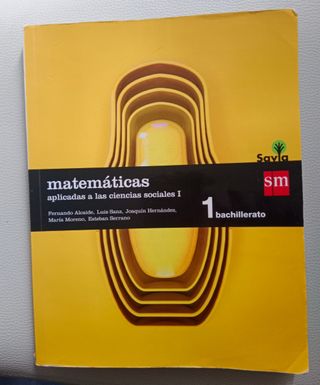 Libro matemáticas 1 bachillerato 