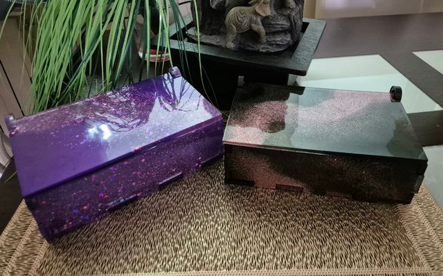 Caja resina personalizada