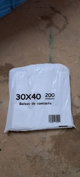 BOLSA PLASTICO 30X40 CON 200 UNIDADES