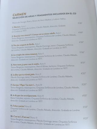 Libros sobre óperas con fragmentos en CD