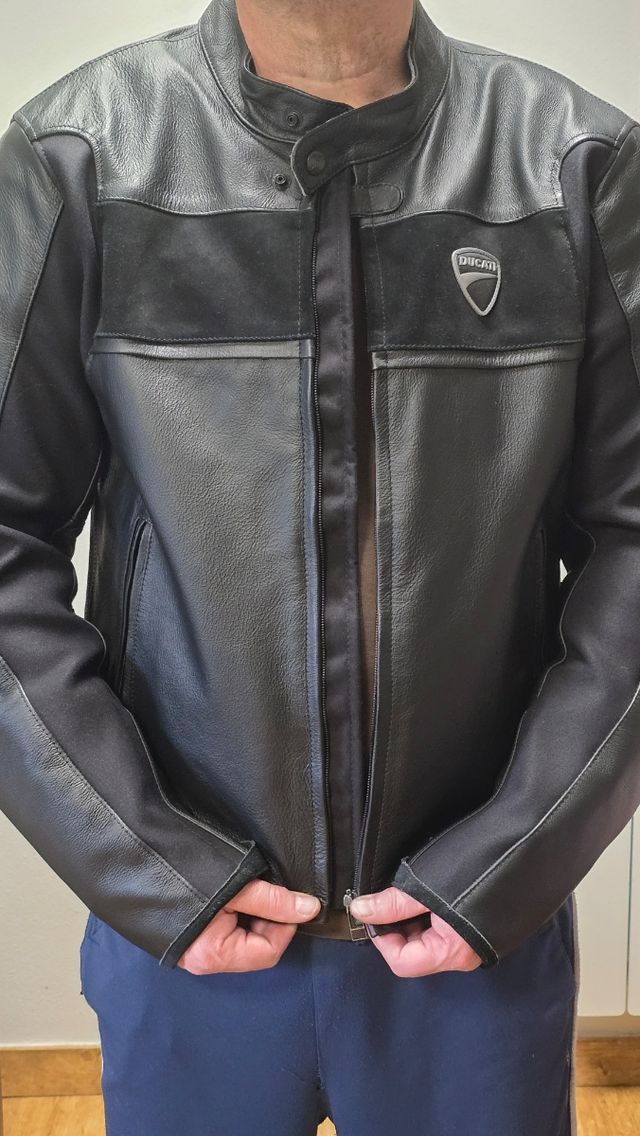 Chaqueta Dainese Ducati piel con protecciones 