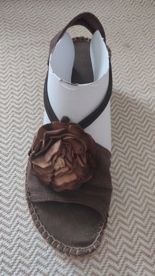 Sandalias de cuña de esparto