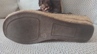 Sandalias de cuña de esparto