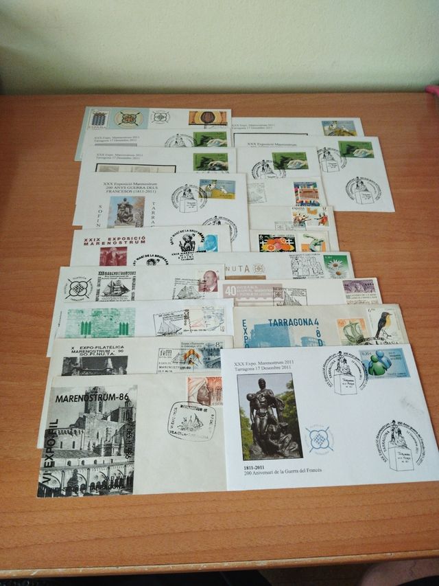 Sobres de Expo Mare Nostrum Filatelia