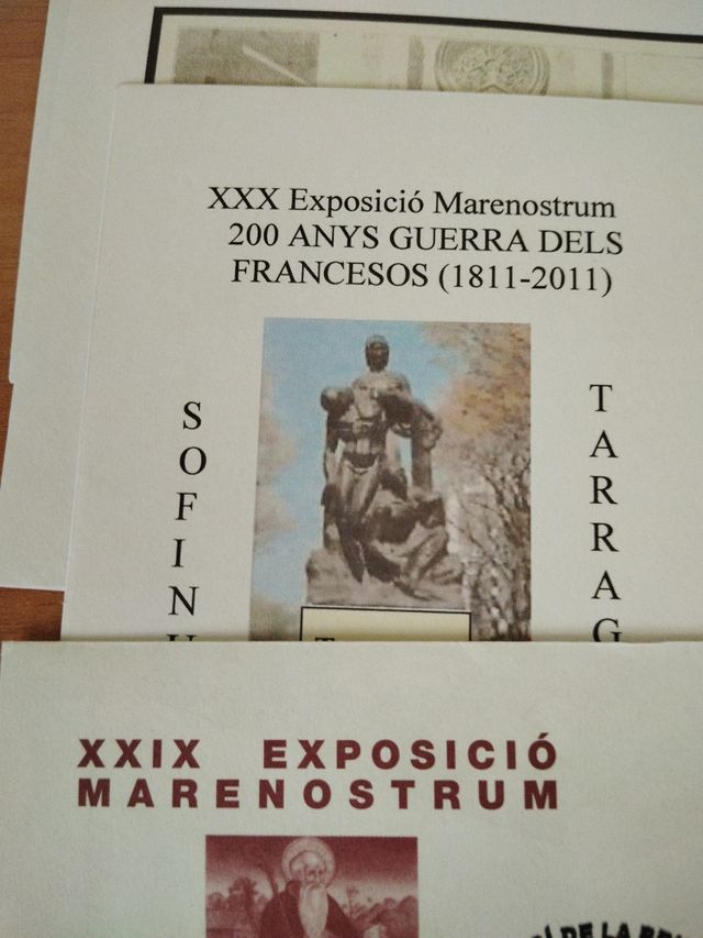 Sobres de Expo Mare Nostrum Filatelia