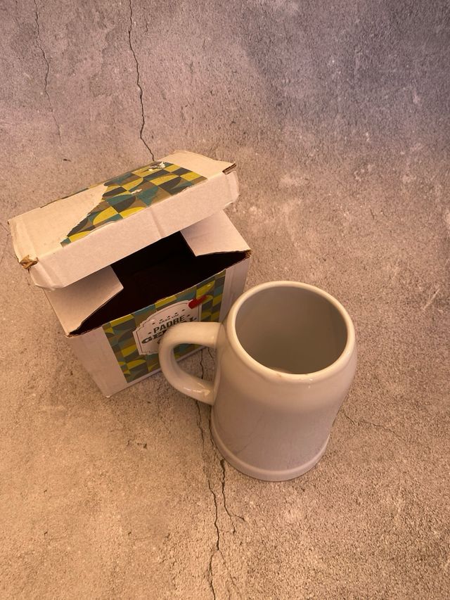 Taza con frase padre genial