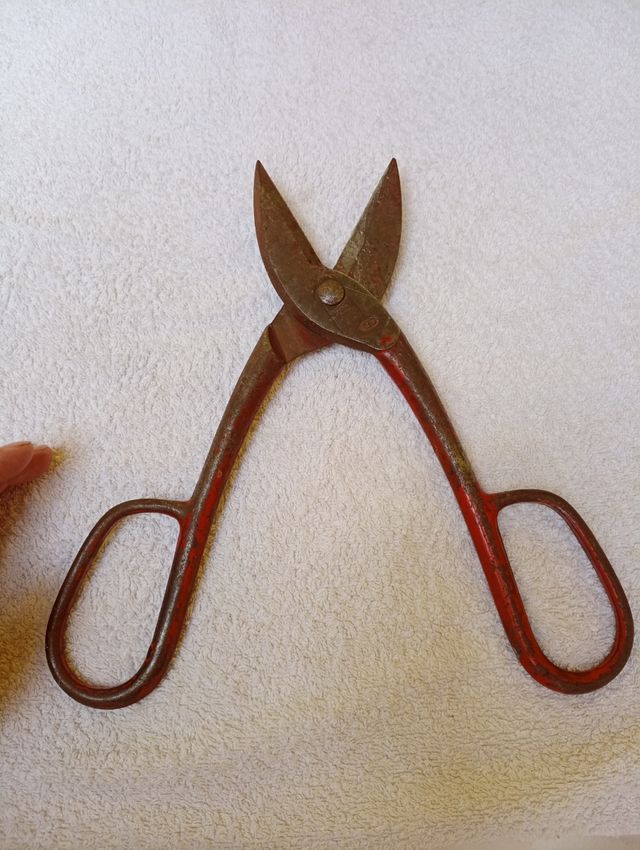 Grande forbici per tagliare metallo