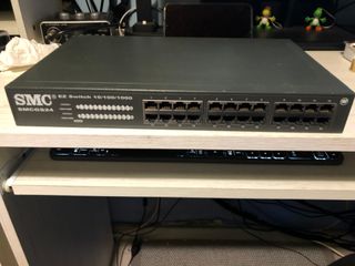 Switch profesional SMC Gigabit Ethernet 24 puertos
