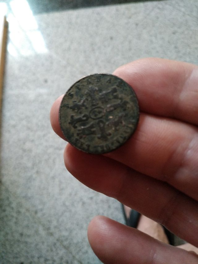 moneda 8 maravies isabel 2. 