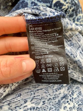 Camiseta Maison Scotch