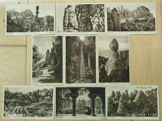 Bonito lote de postales antiguas de Montserrat