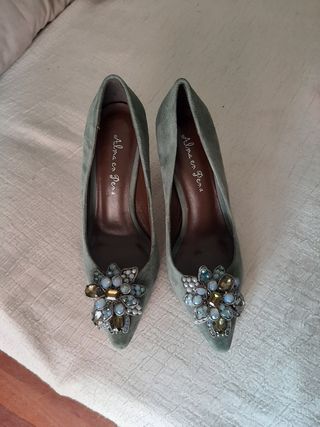 Zapatos  serraje  Alma en Pena