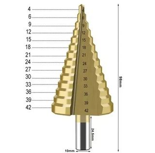 Broca escalonada (conica) 42mm