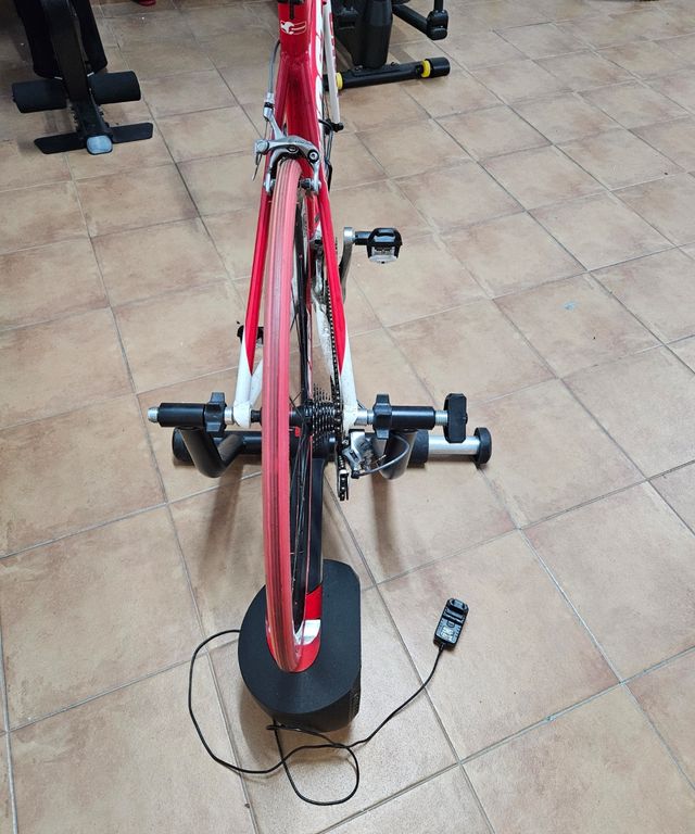 Bicicleta de carretera + rodillo